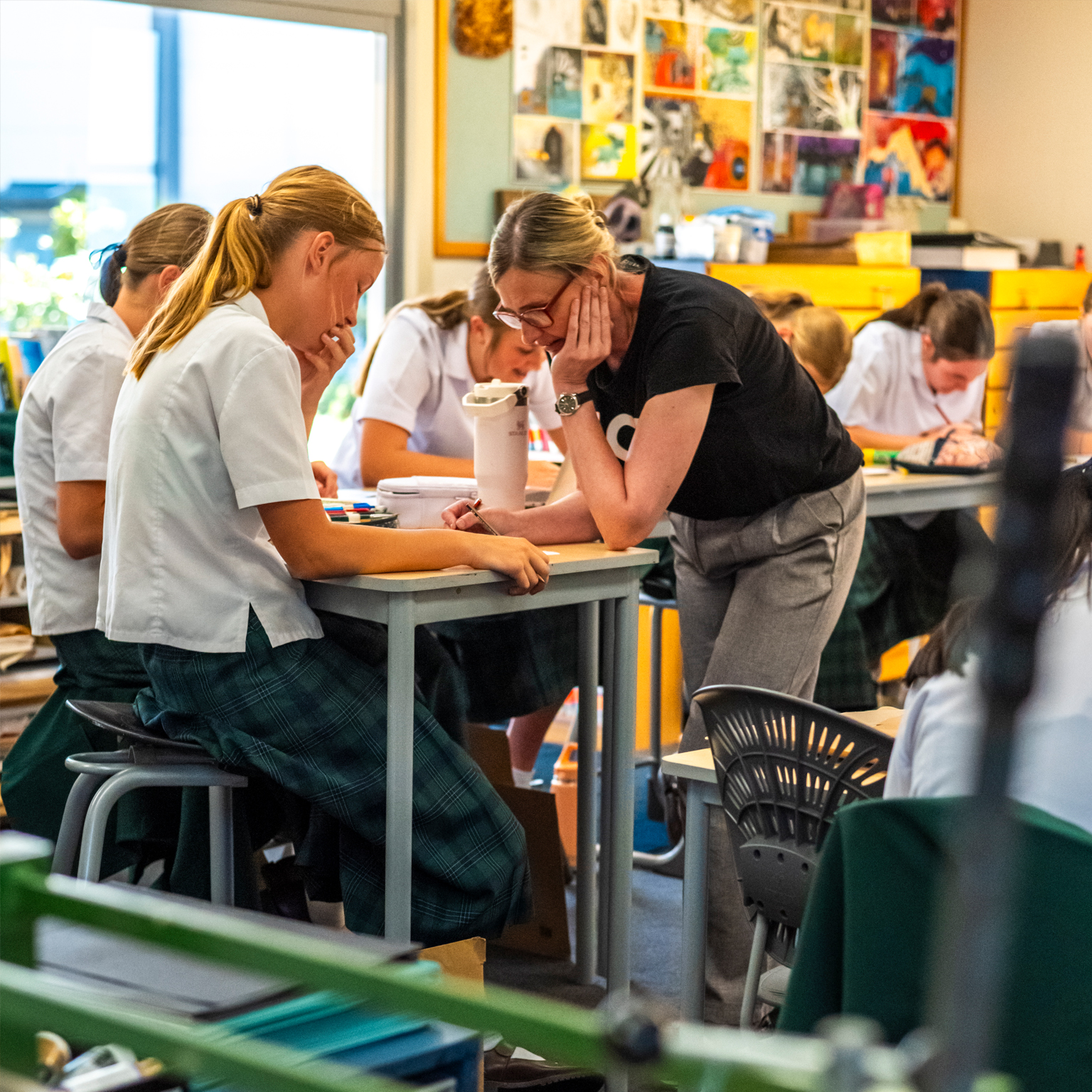 art middle school slides 2024